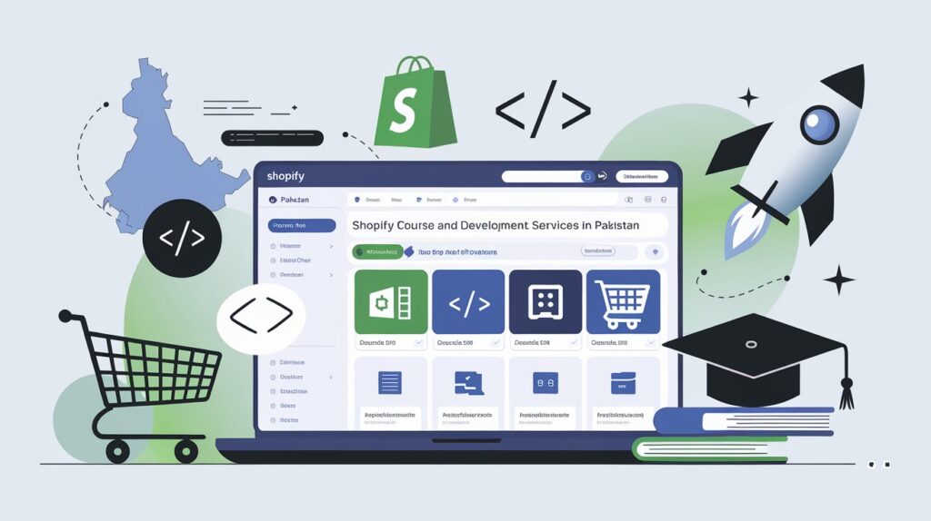 shopify course and development services in Pakistan